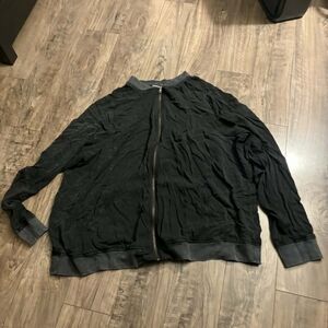 torrid Black Zip-Up Sweater Jacket